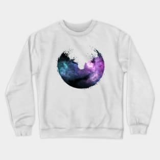 Semicircle with a galaxy Crewneck Sweatshirt